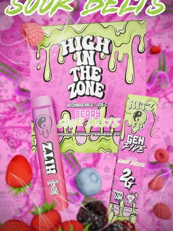 Hitz Berry Sour Belts