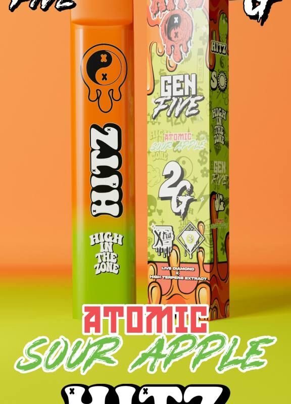 ATOMIC SOUR APPLE HITZ